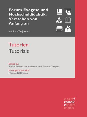 cover image of Tutorien / Tutoring